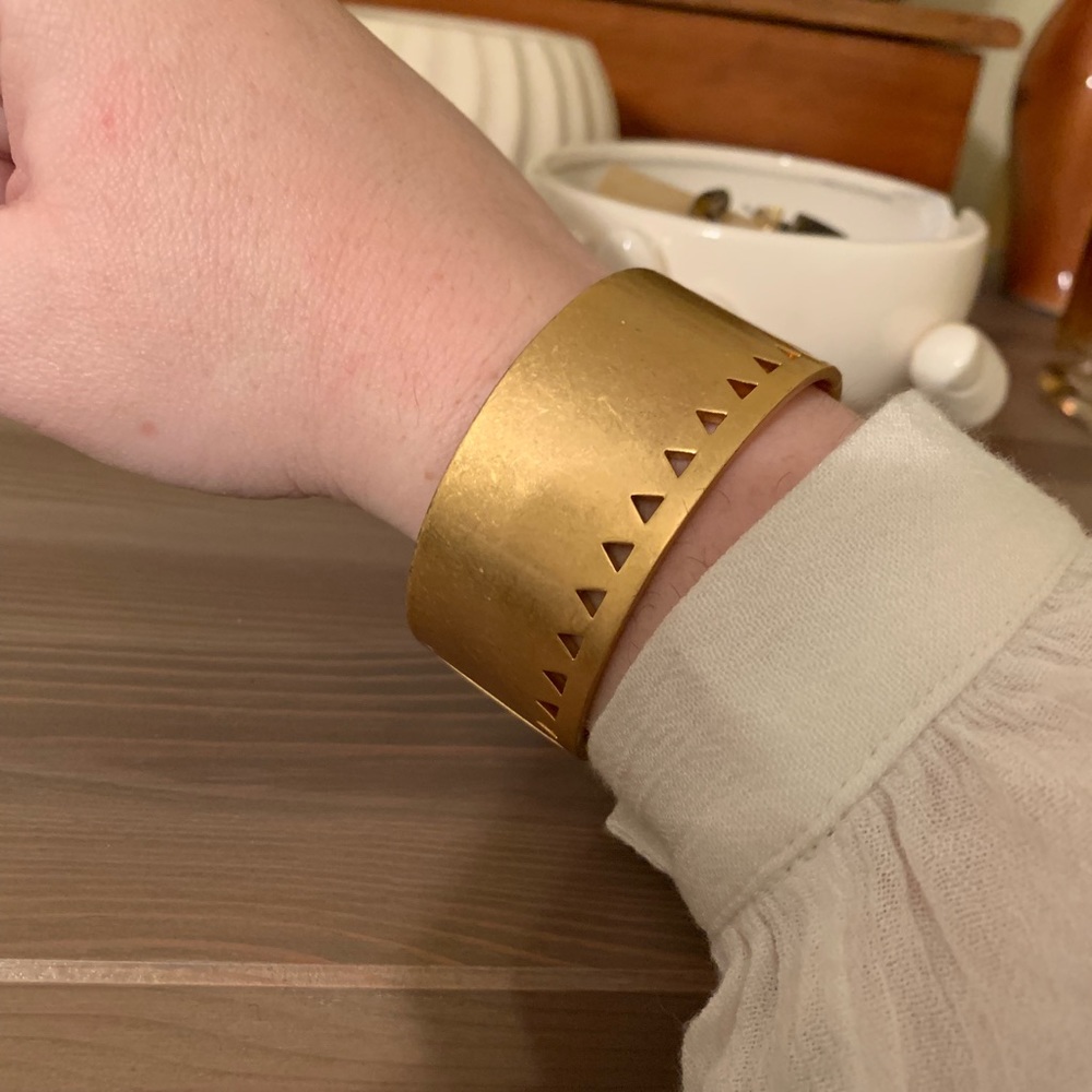 Brass Madewell Cuff Bracelet